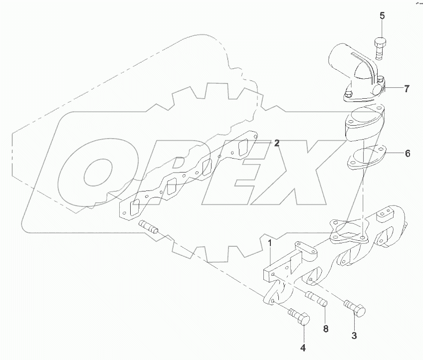  60029660 Manifold, inlet