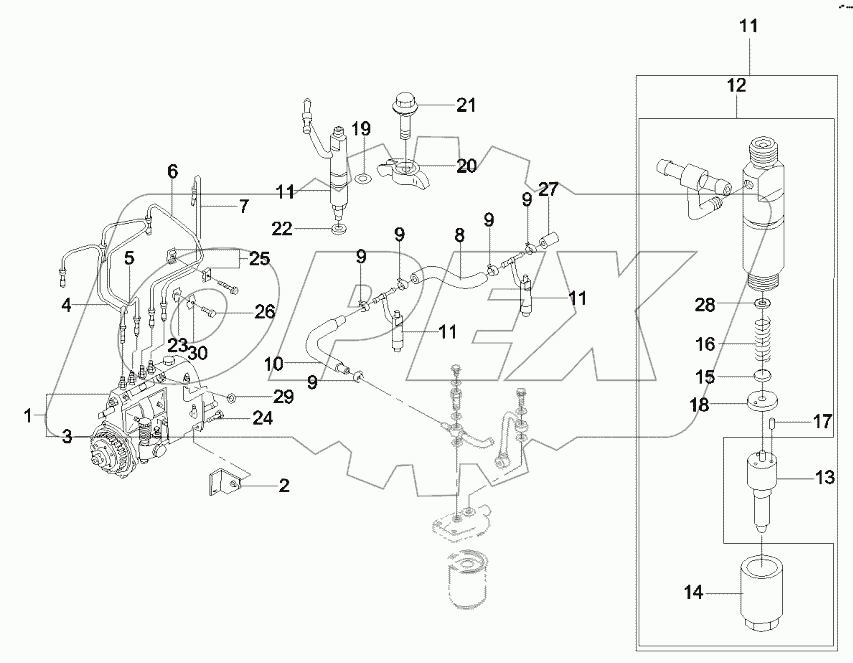  60029643 Fuel injection system
