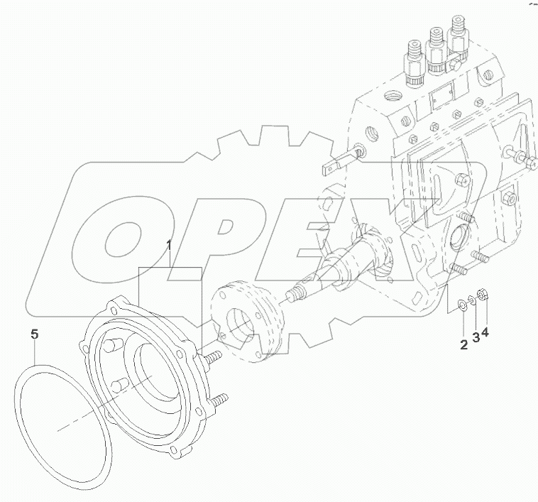  60029663 Connecting parts, fuel injection pump