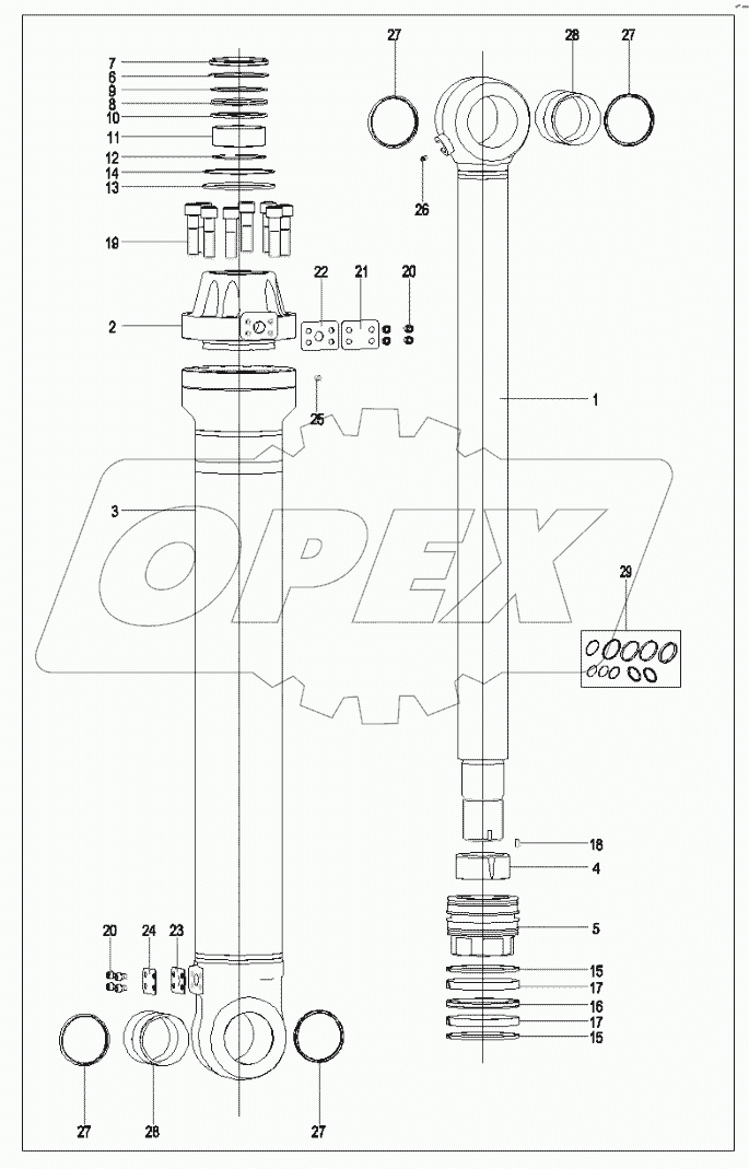  60306214 Cylinder (70T country three)