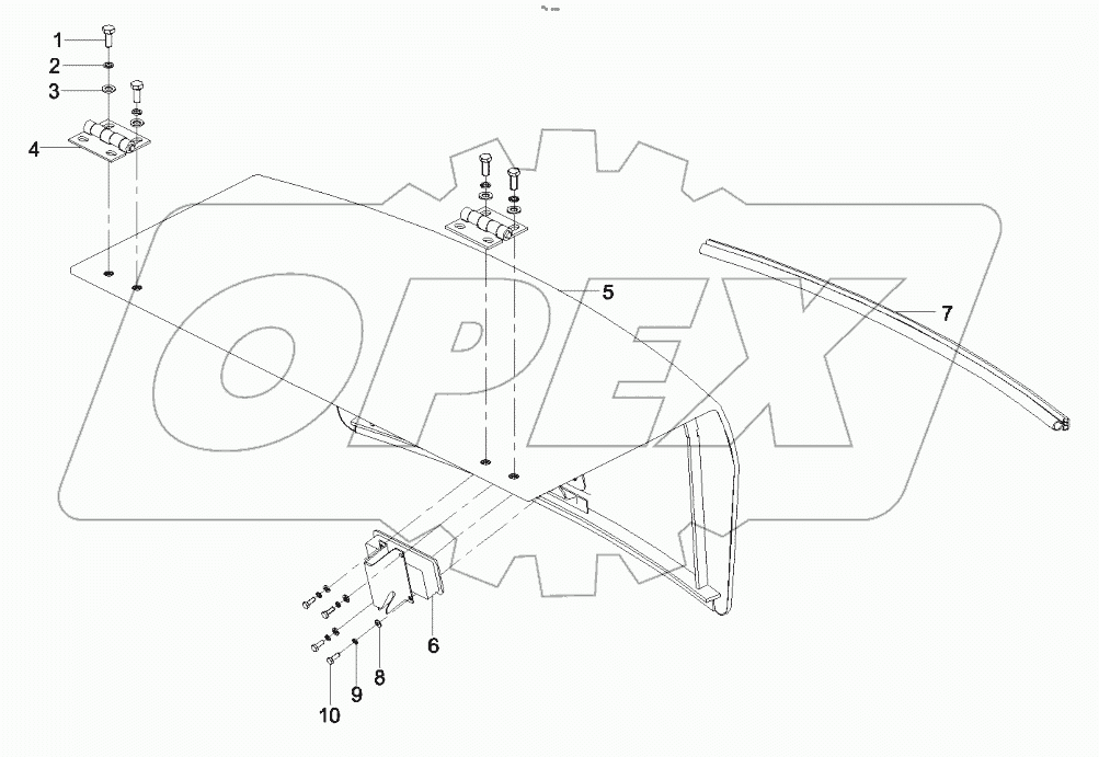  11297512 Cover GP, rear