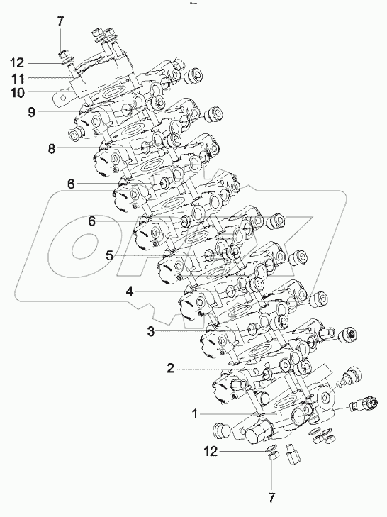  60015195 Valve, main control