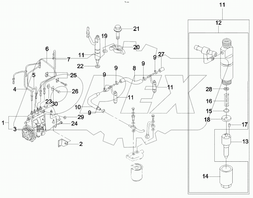  60029643 Fuel injection system