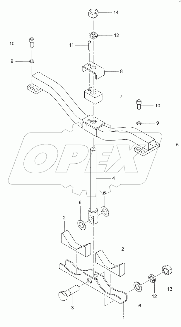  BCB006916592 Main Oil Cylinder Supporting