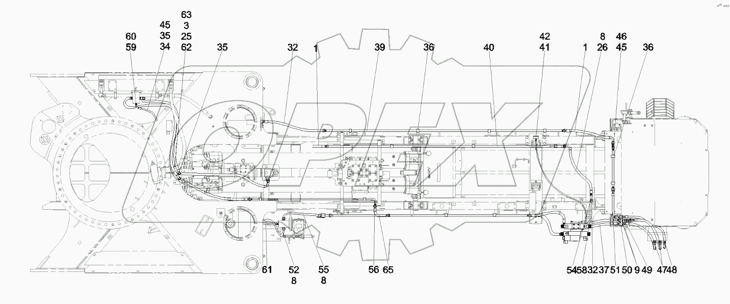 13009997 Hydraulic system, mixing