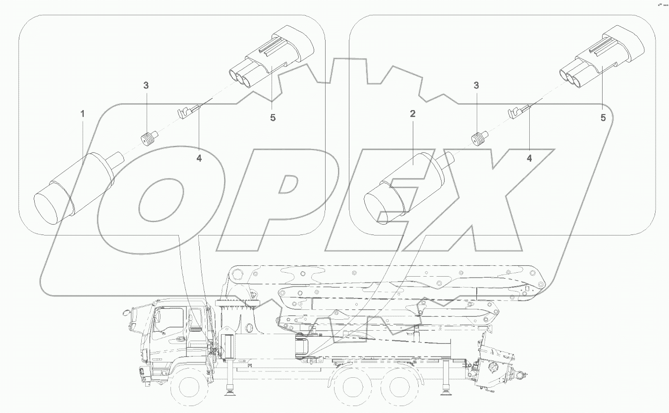  12904152 Limit switch GP, X-outrigger