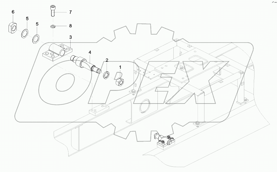  12784926 Support, water tank