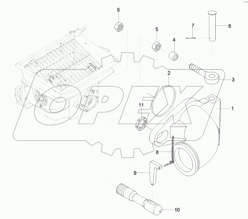  11206195 Group, elbow, hinged