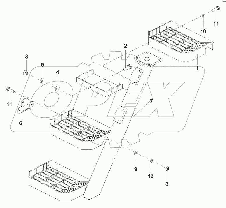  12784699 Ladder, left