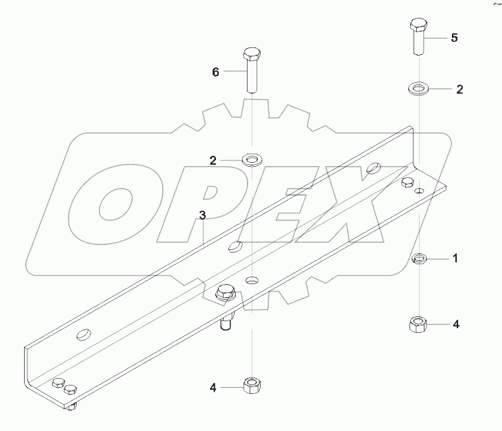  A810314000008 Frame, hanger, pump, oil