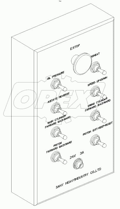  11092705 Operation box GP