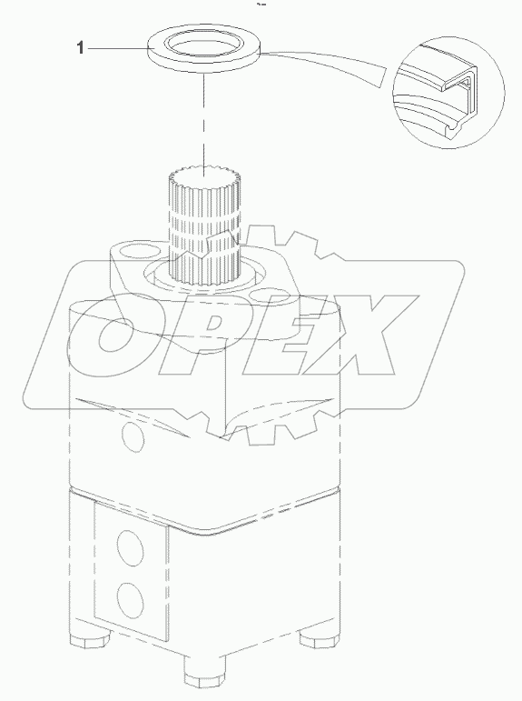  60022996 Motor, cycloid
