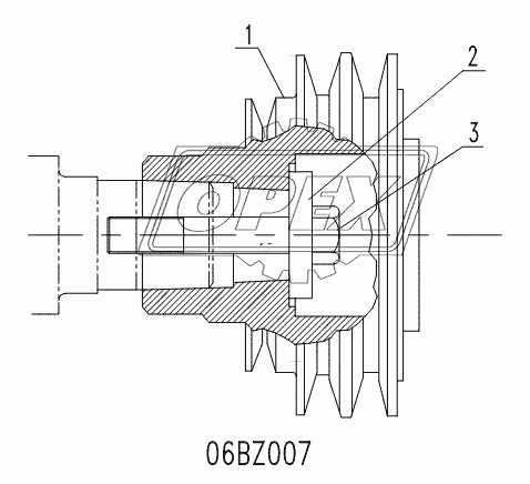 PULLEY GP-CRANKSHAFT