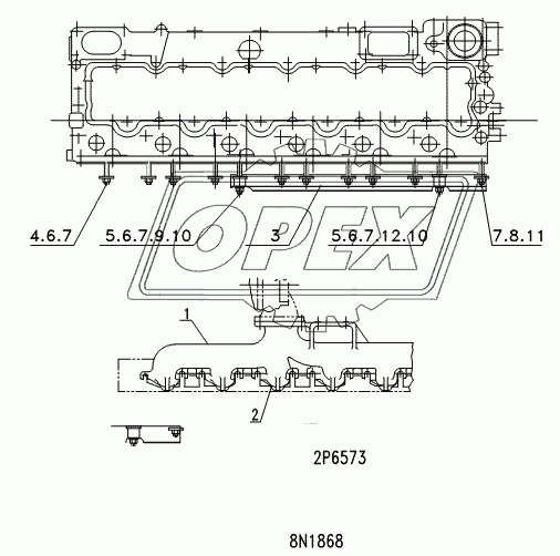 EXHAUST MANIFOLD AND FASTENER GP