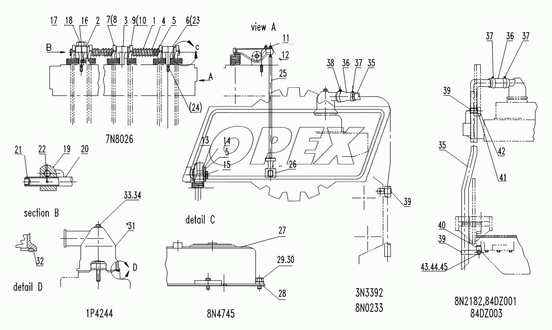 VALVE MECHANISM, COVER, BREATHER AND FUMES DISPOSAL GP