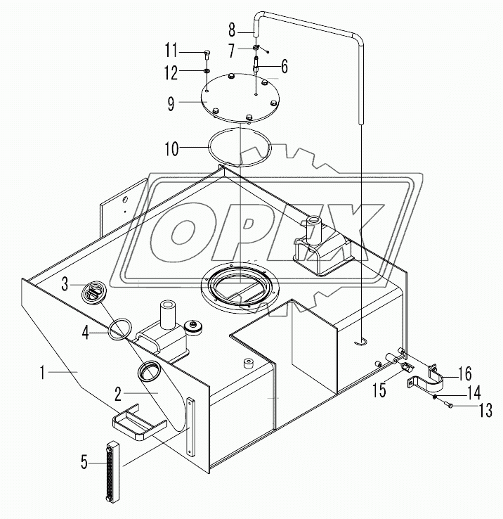 LG9330G1 Fuel tank assembly