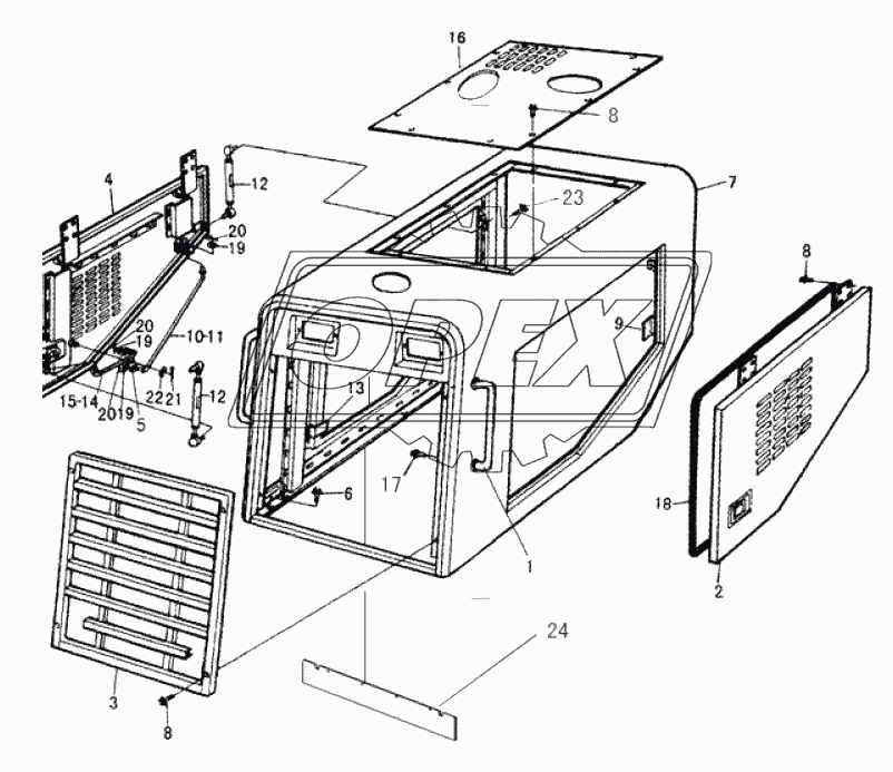 LG9330M1 Under the hood assembly directory