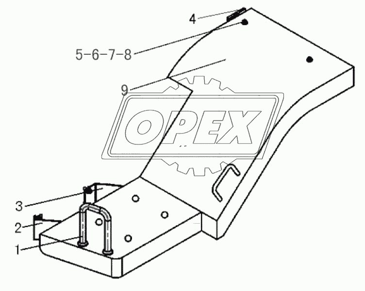 LG9330M2 Left table assembly