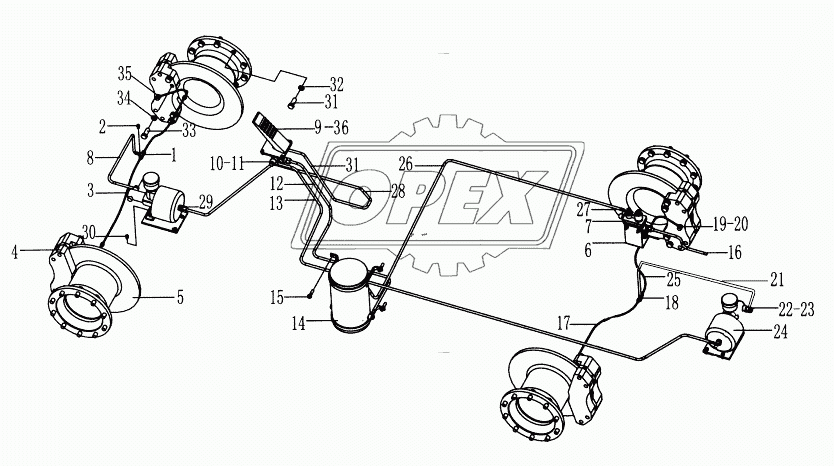 SERVICE BRAKE SYSTEM