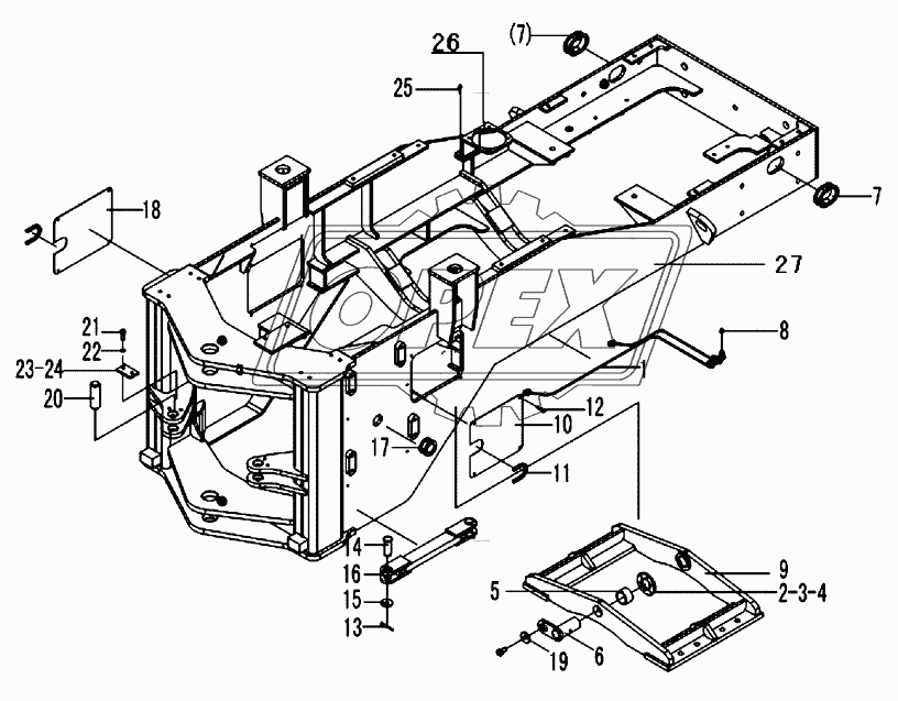 REAR FRAME