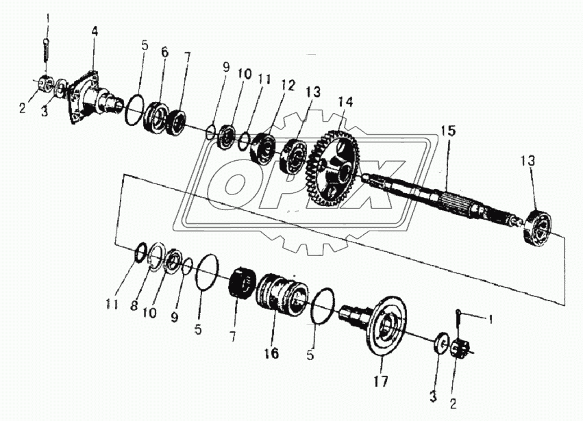 OUTPUT SHAFT ASSEMBLY