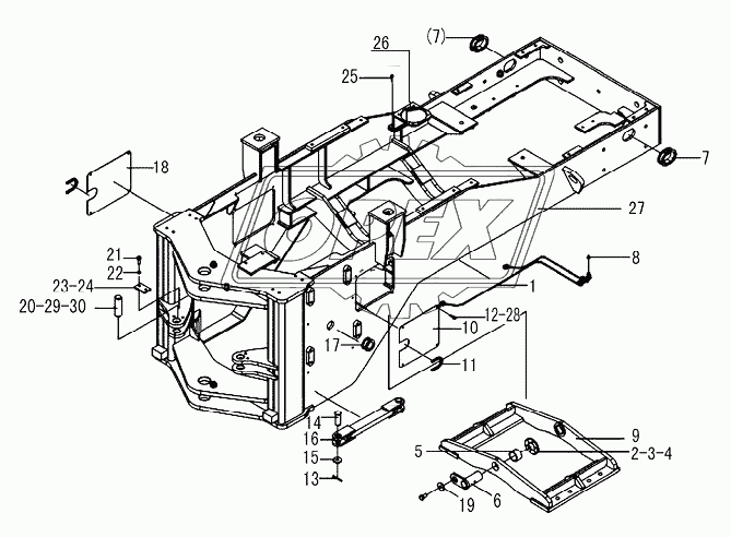 REAR FRAME