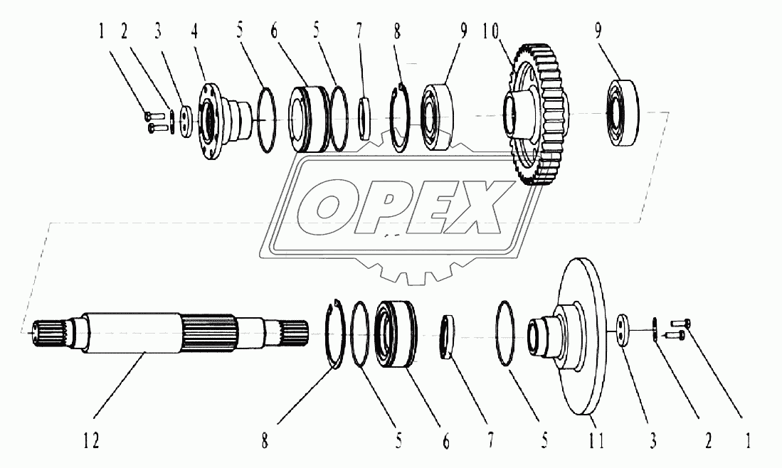 OUTPUT SHAFT ASSEMBLY