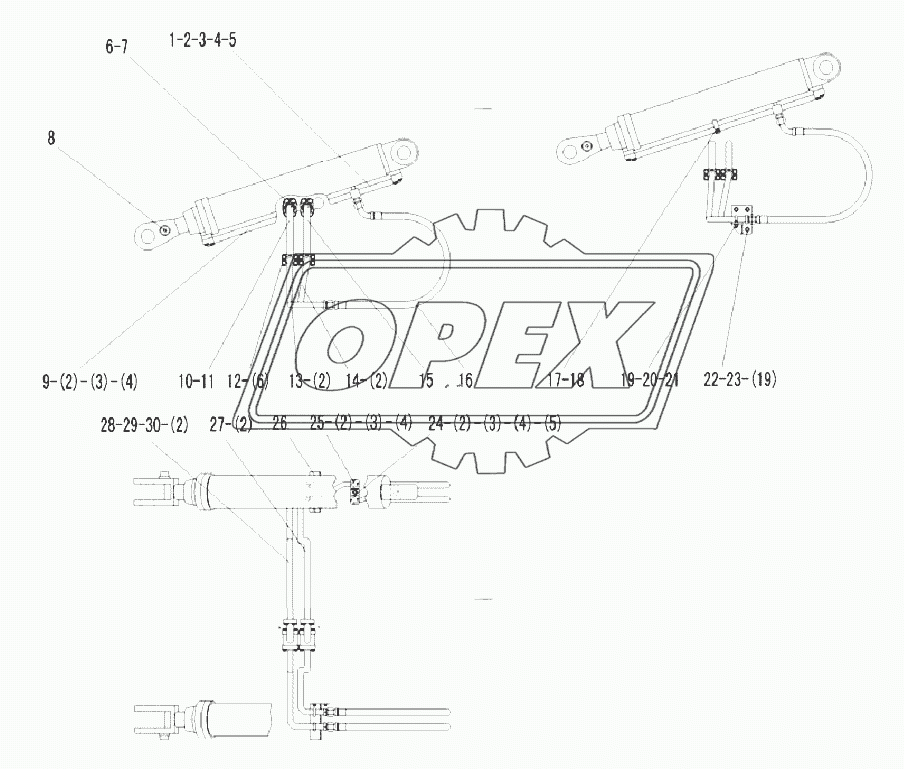 LIFTING CYLINDER ASSEMBLY