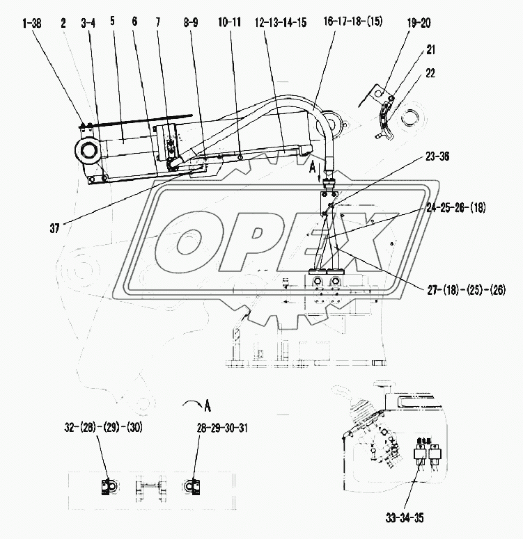 TILT CYLINDER ASSEMBLY