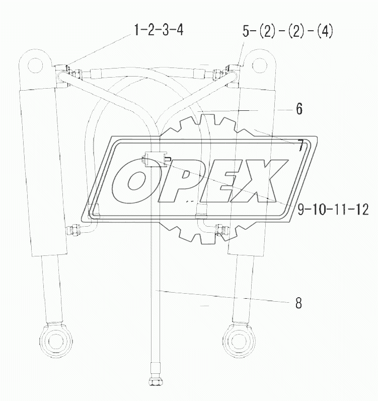 STEERING CYLINDER ASSEMBLY