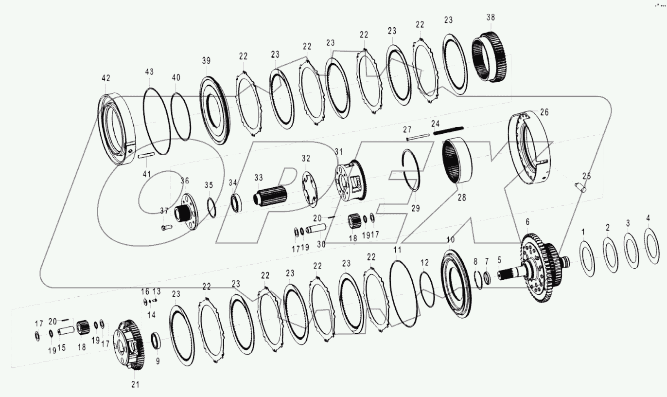 4th shaft assembly (I)