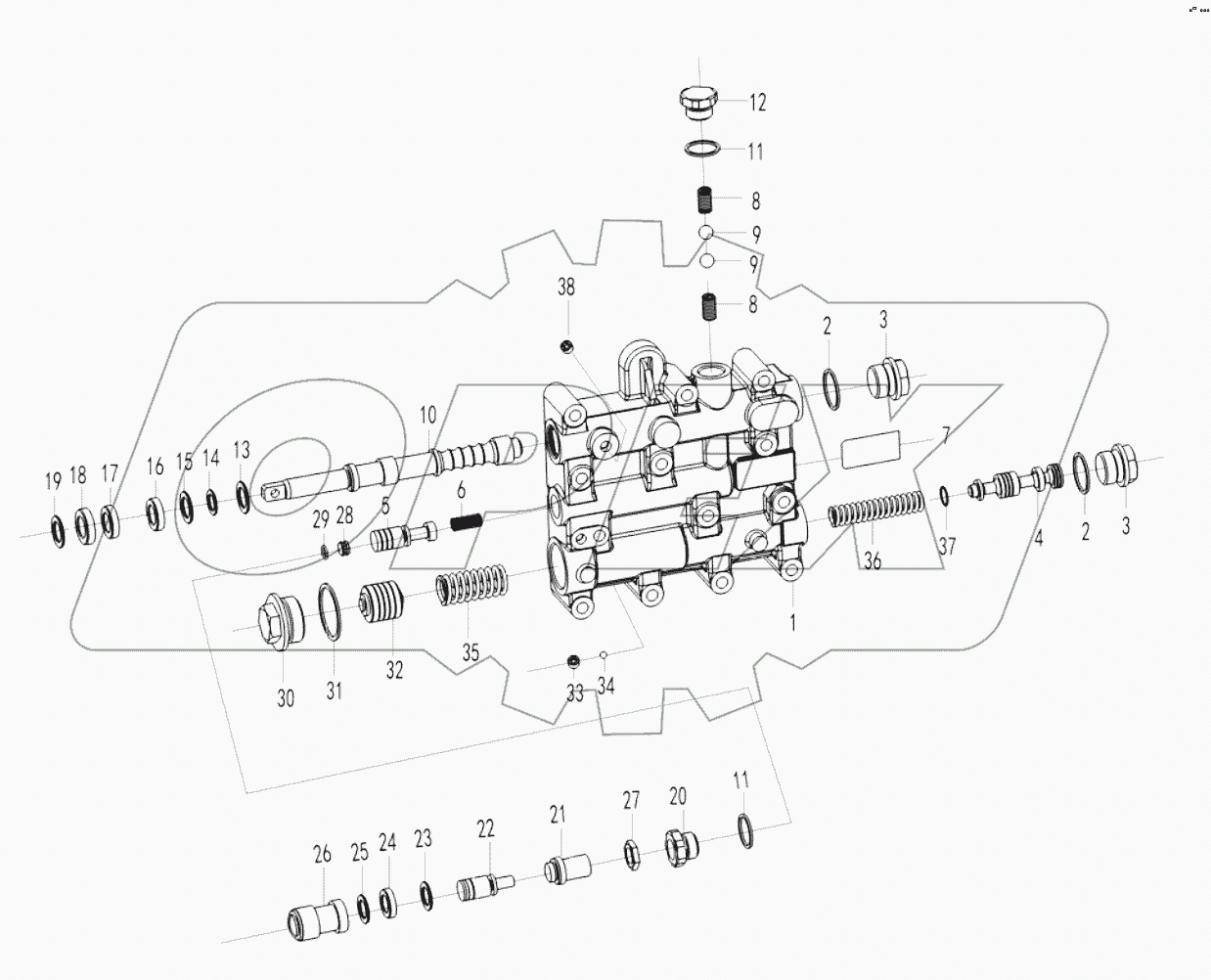 Transmission control LG03-BSF (350802)