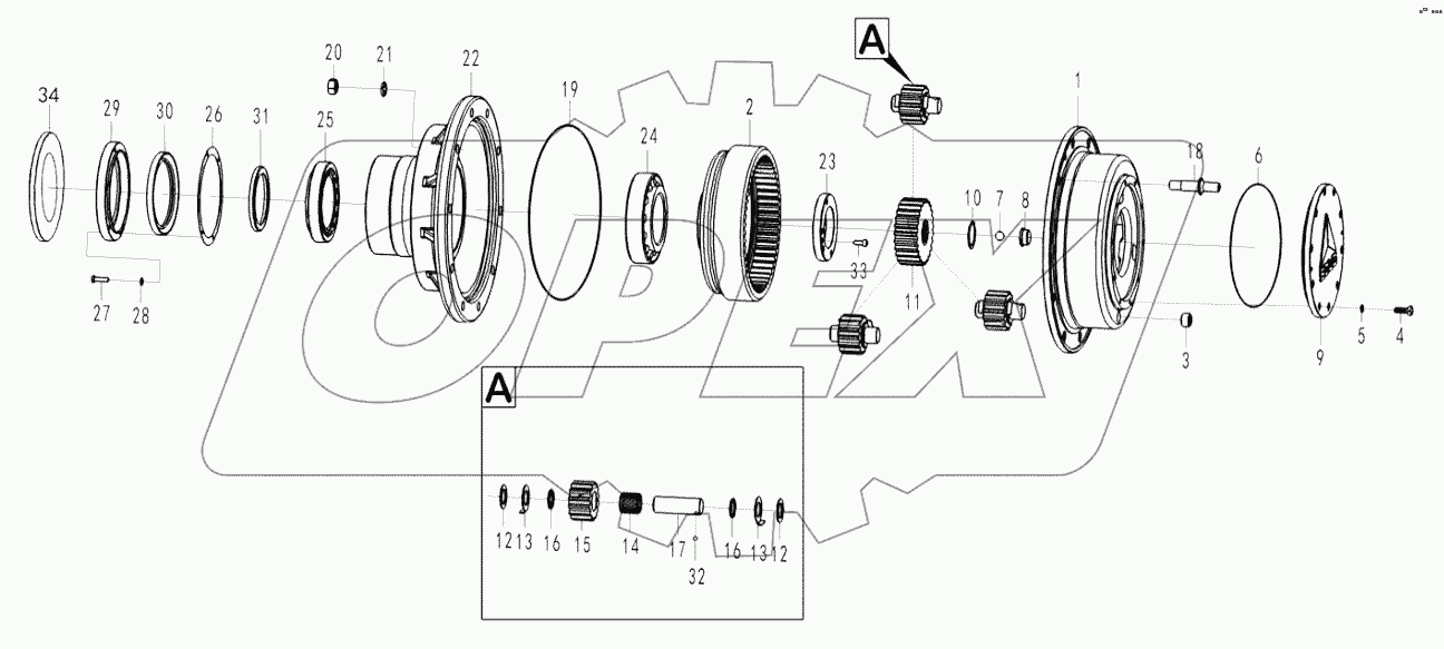 Final drive assembly