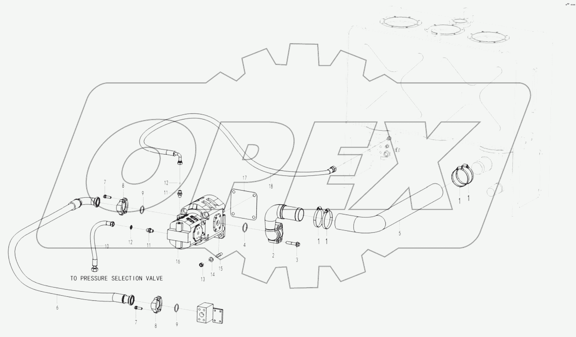 Working pump assembly
