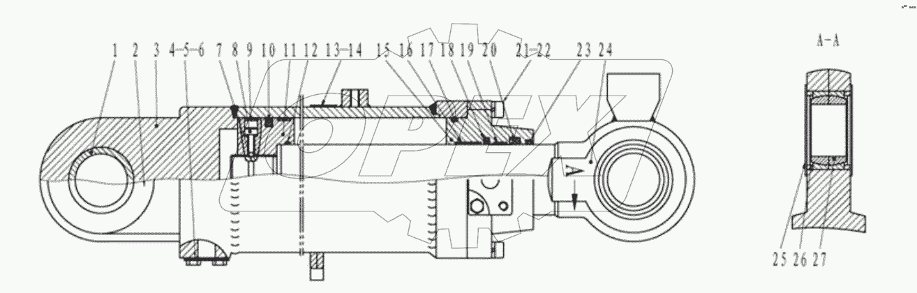 Tilt cylinder (371401)