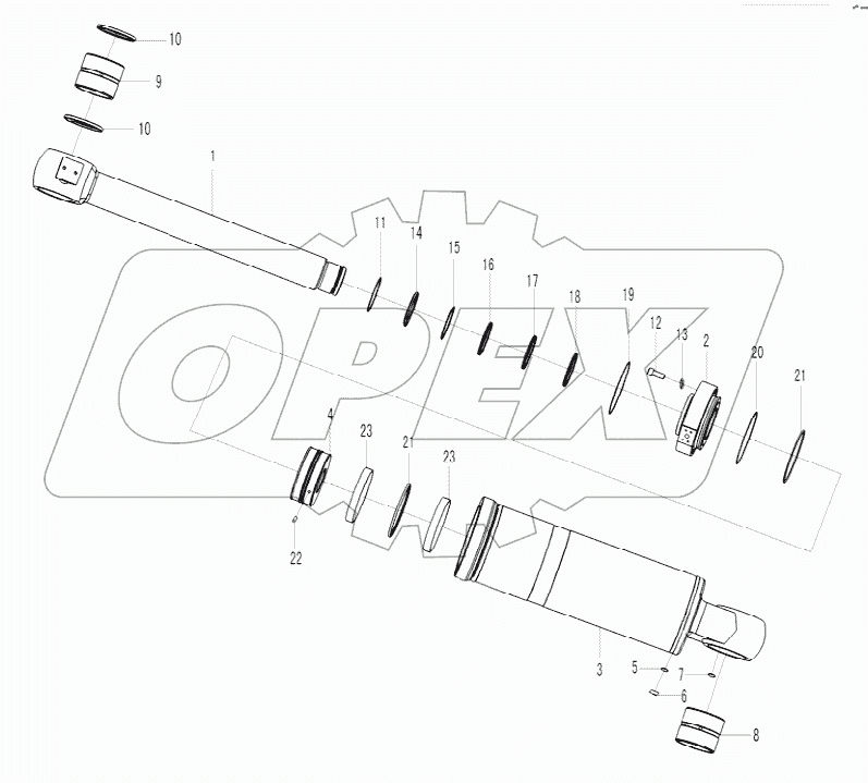 Dump cylinder (371368)