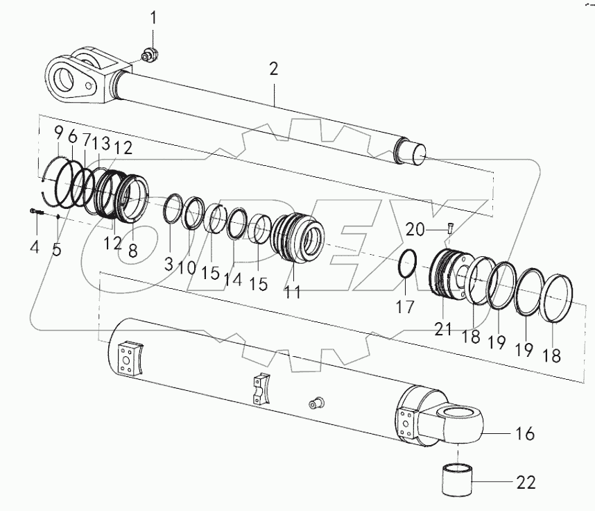 Lifting cylinder (371368)