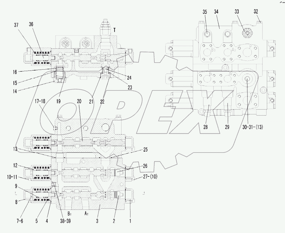 Control valve D32A-16 (331001)