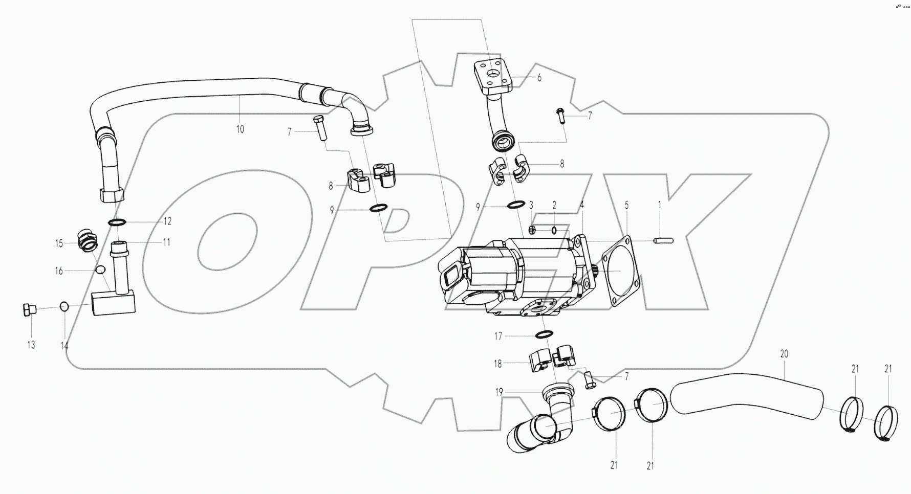 Steering pump assembly