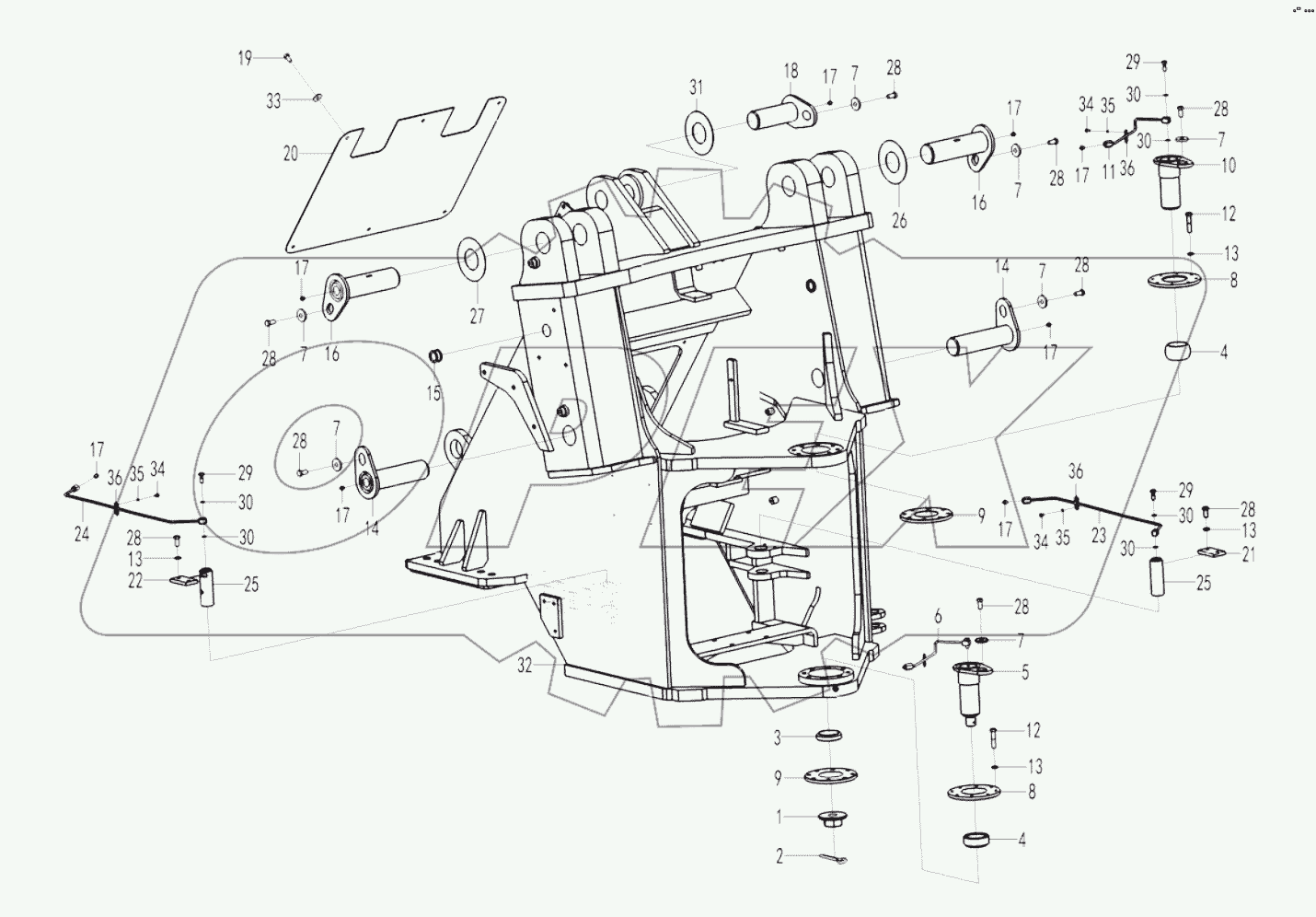 Front frame assembly
