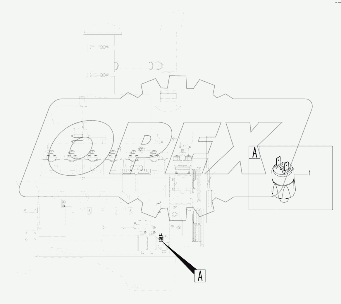 Electric assembly-engine