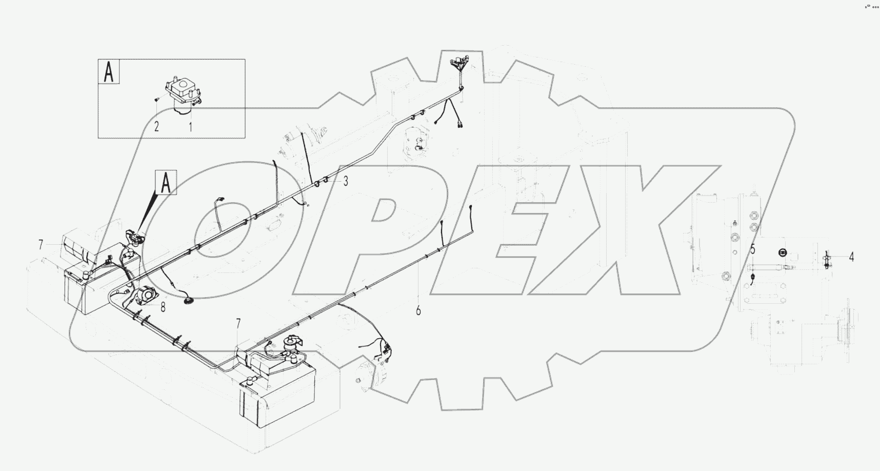 Electrical assembly-rear frame