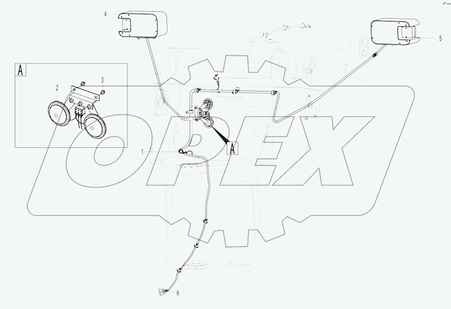 Electrical assembly-front frame