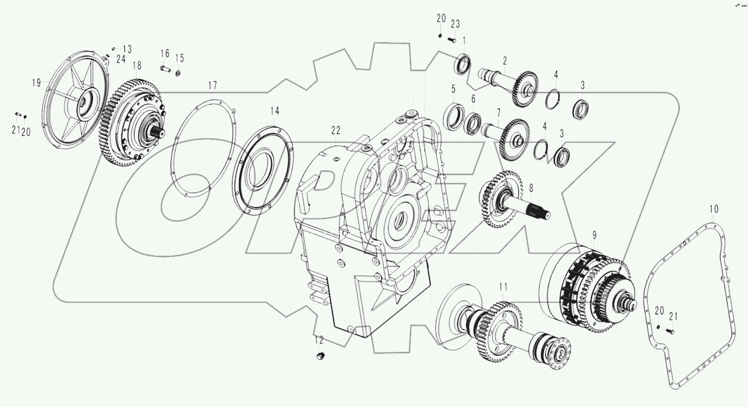 A303 transmission assembly