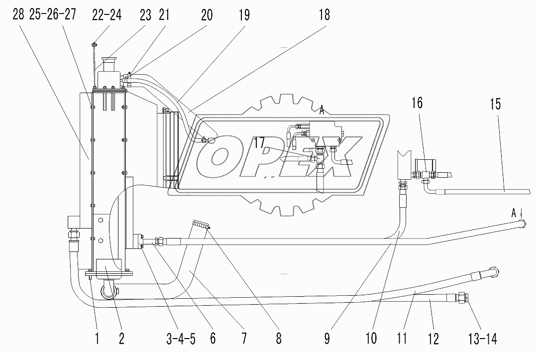 RADIATOR ASSY (HIGH-TEMPERATURE COOLING MODULES)