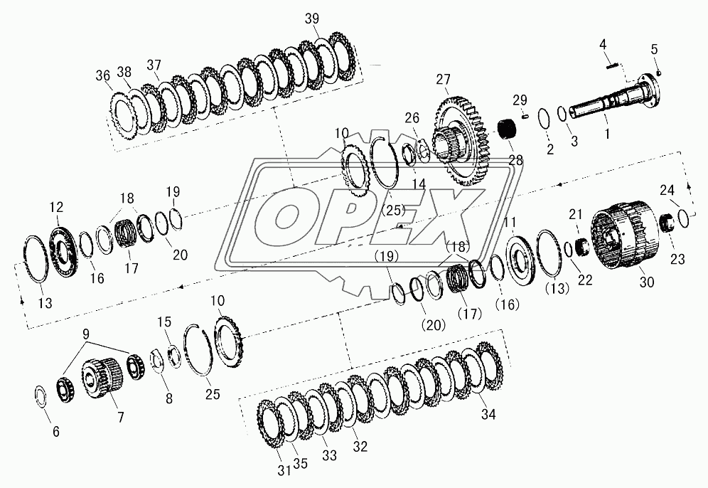 CLUTCH 153 K4+K3