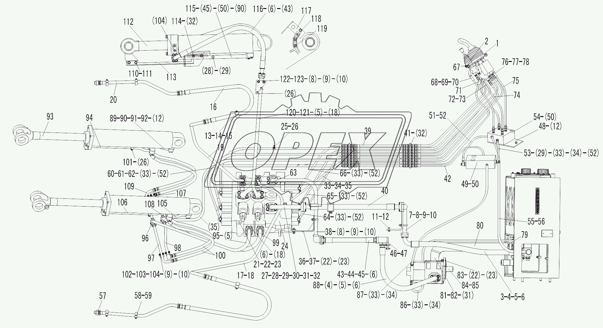 IMPLEMENT HYDRAULIC SYSTEM