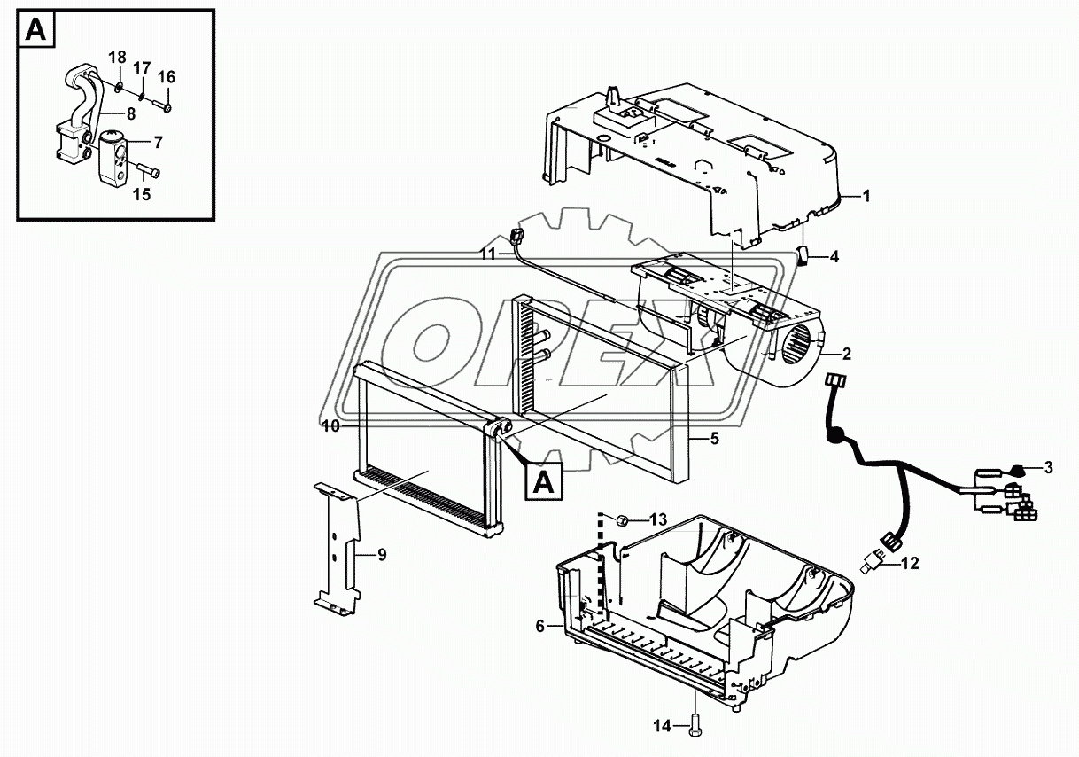 Evaporator assembly (330112)