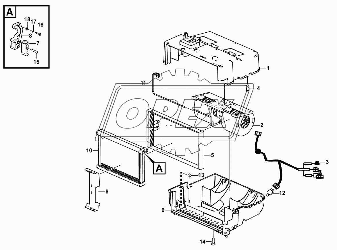 Evaporator assembly (410706)