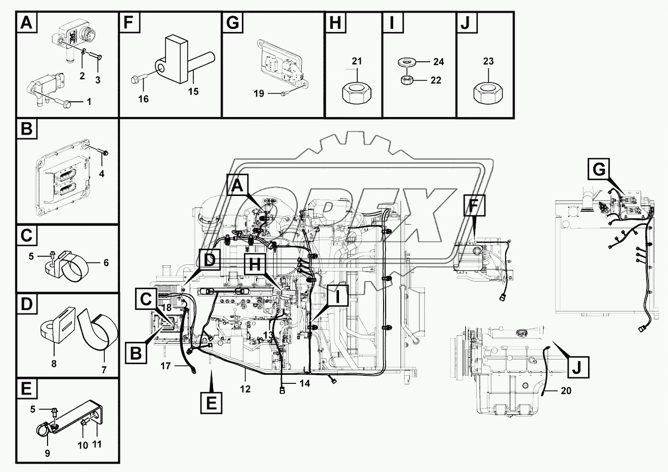 Engine electric assembly 1